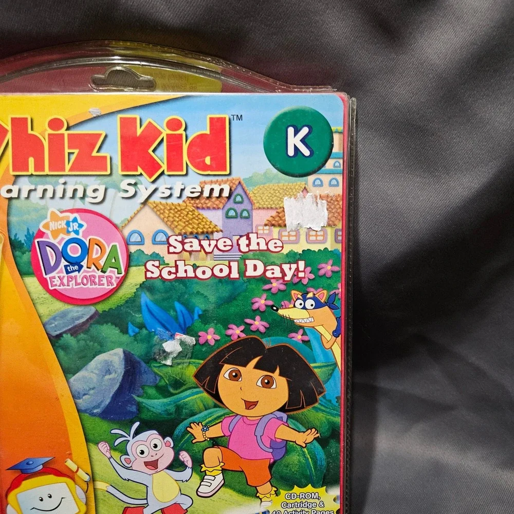 Vtech Whiz Kid Dora the Explorer Save the School Day Whizware New 80-086020
